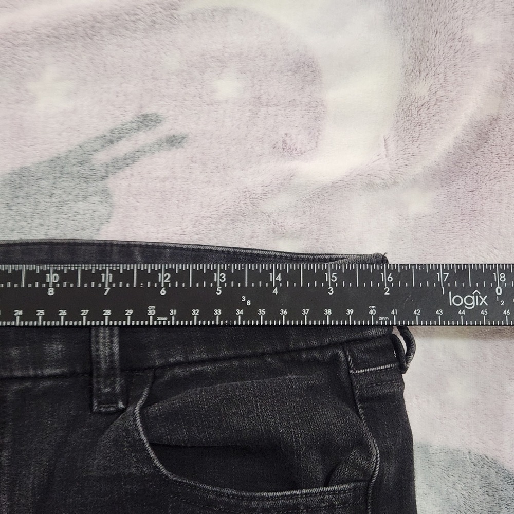 American Eagle Jeans Women's Size 16 Super High Rise Jegging Curvy Black Stretch - Picture 8 of 15